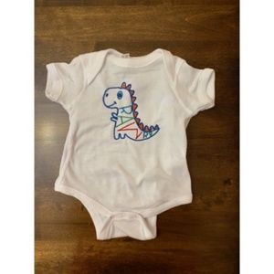 Embroidery Dinosaur Onsie